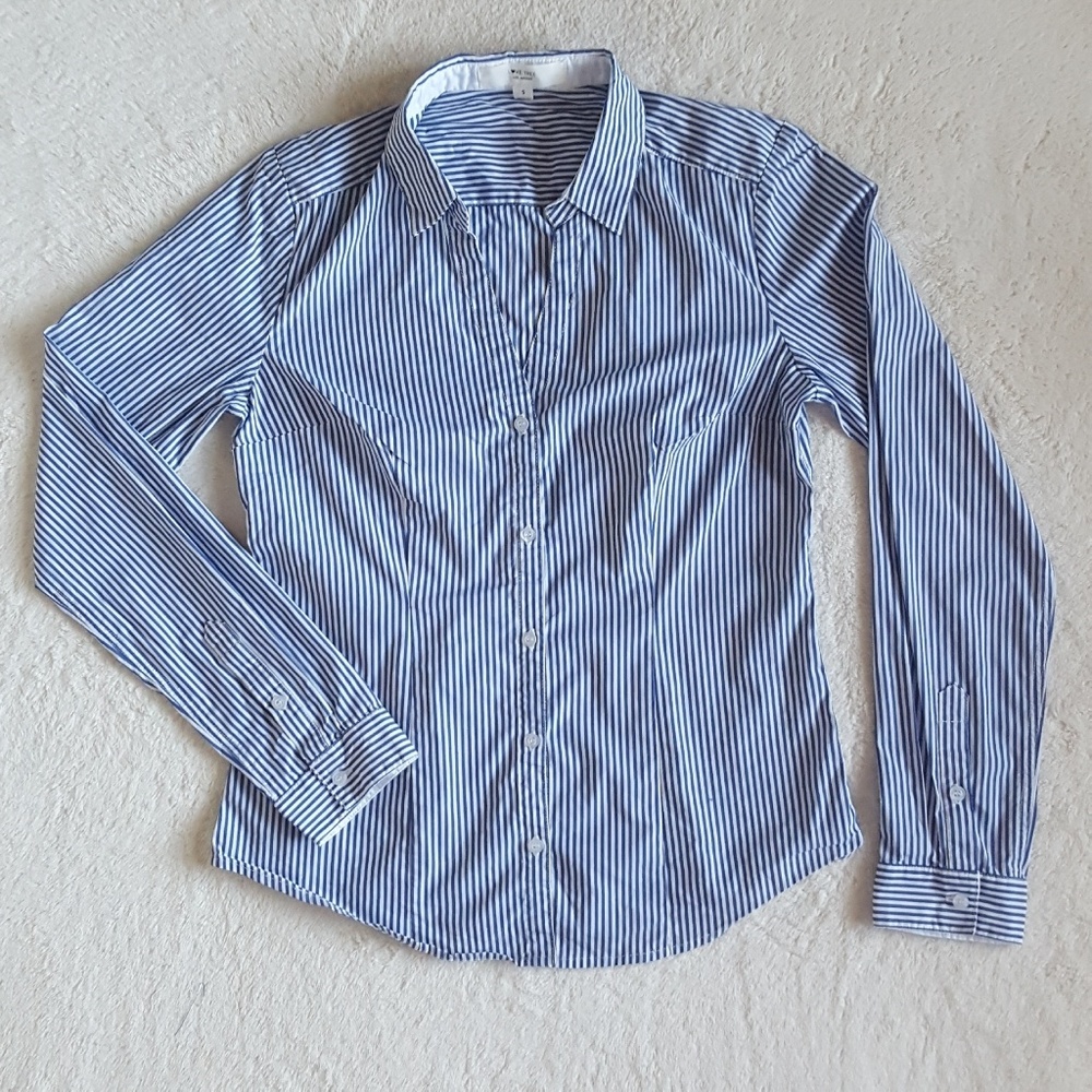 NWOT Striped Button Down Shirt